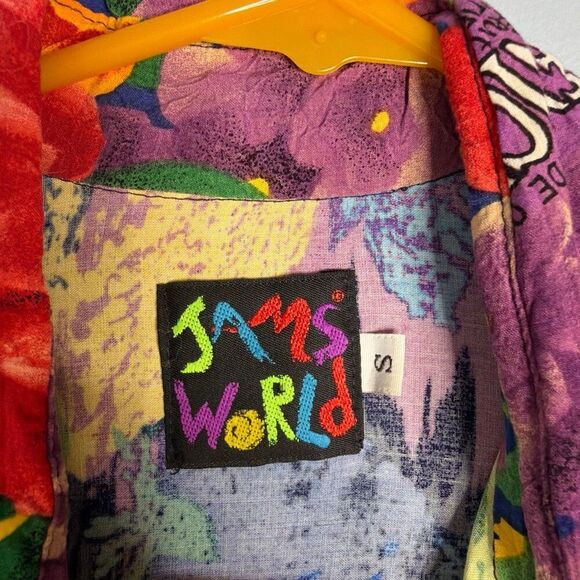 Jams World 1980’s Team Honolulu Surf Line Hawaiian Shirt Small - Picture 2 of 11